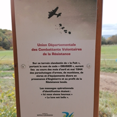 Lieu de parachutage - Seconde Guerre mondiale