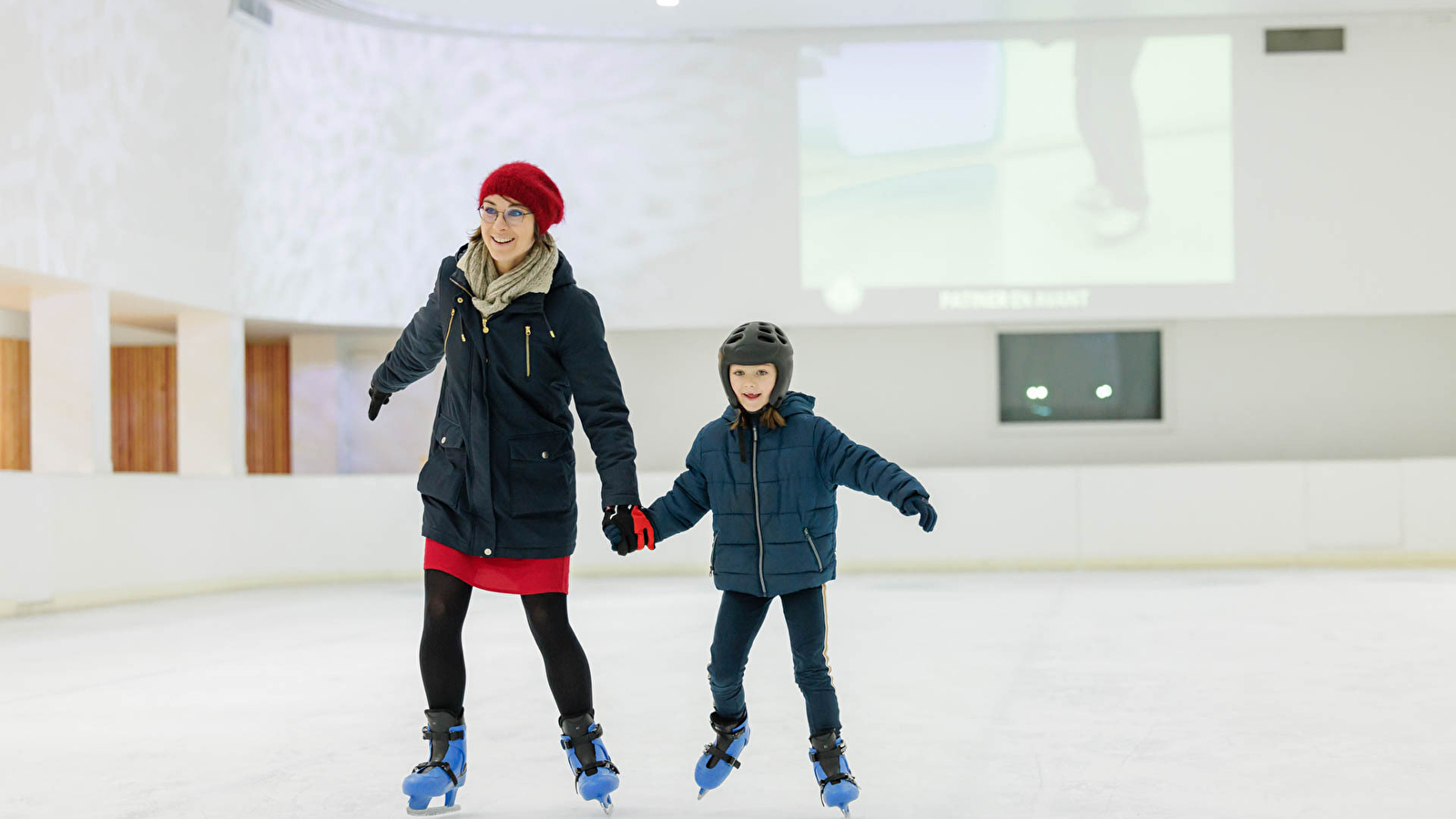 Patinoire/piste de roller de l'Espace des Mondes Polaires Paul-Émile Victor