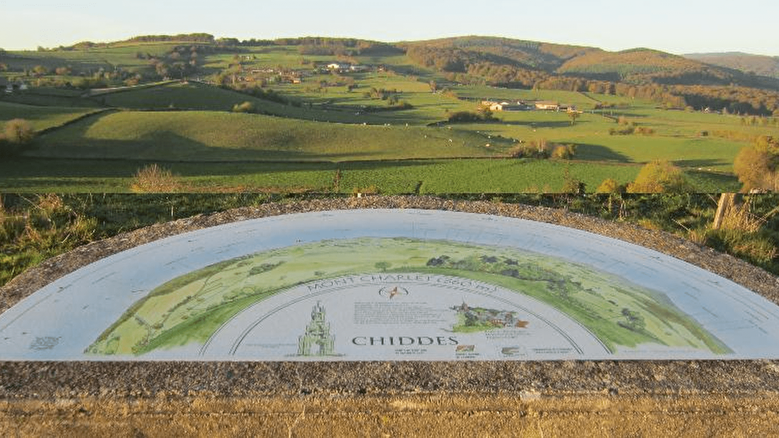 Table d'orientation à Chiddes