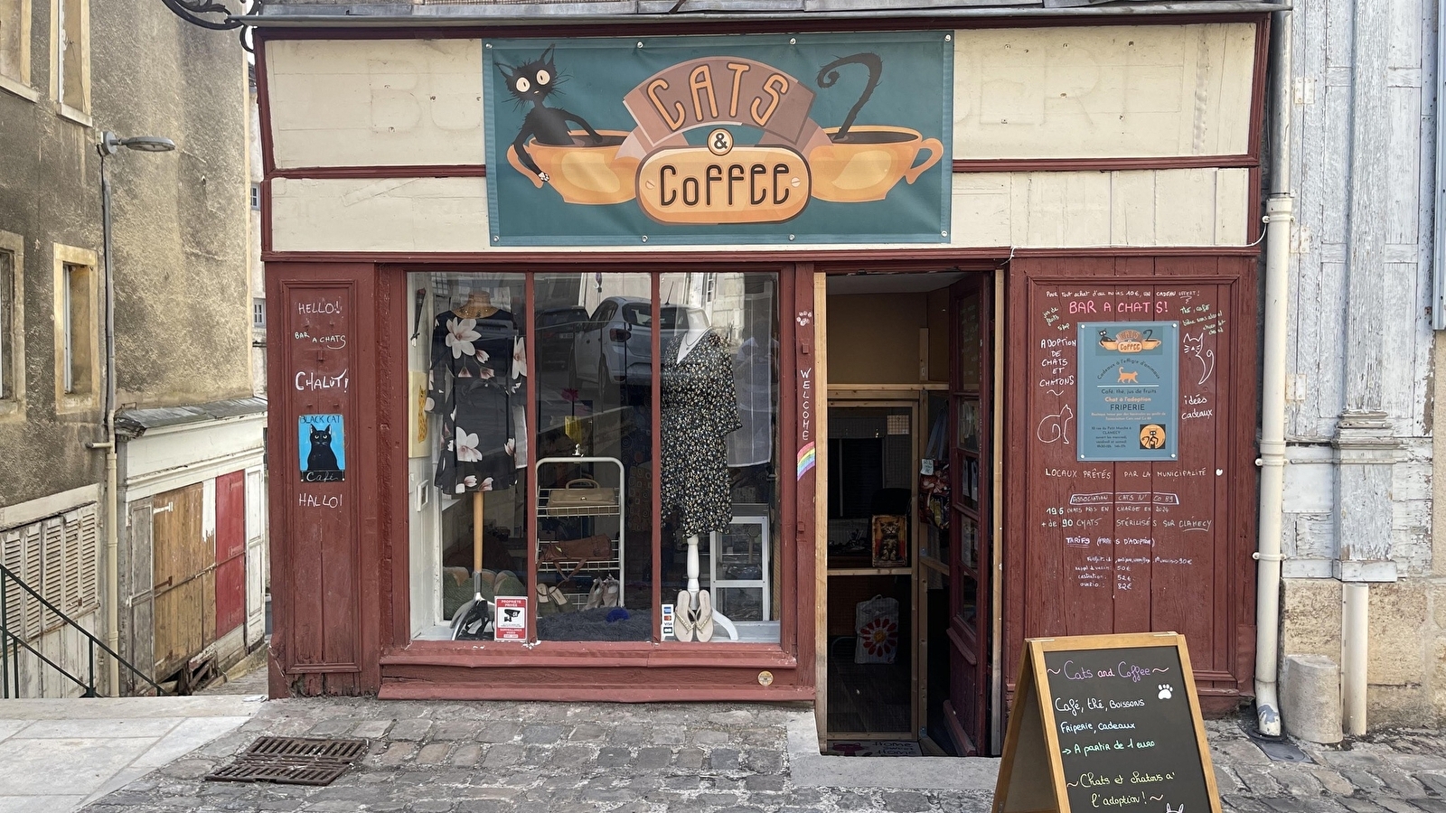 Bar à chats 'Cats and Coffee'