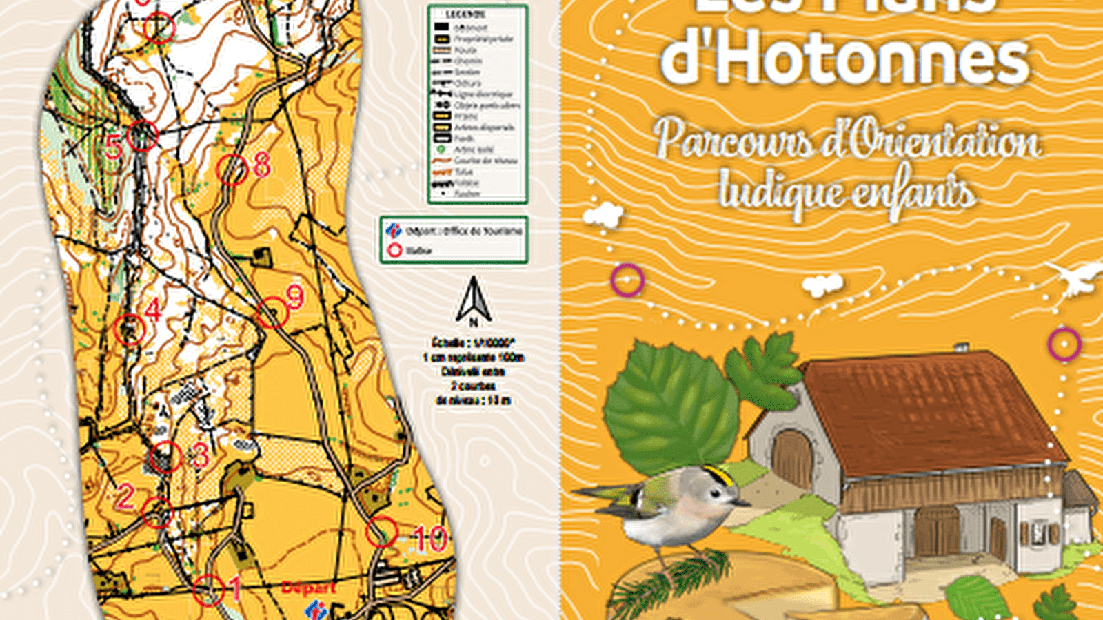 Parcours d'orientation ludique des Plans d'Hotonnes (version enfant)