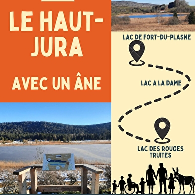 Séjour en itinérance dans le Haut-Jura, au pas de l'âne