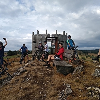 Rando balade VTT - Le Grandvaux, lac de l'abbaye et pâturages - GRANDE-RIVIERE CHATEAU