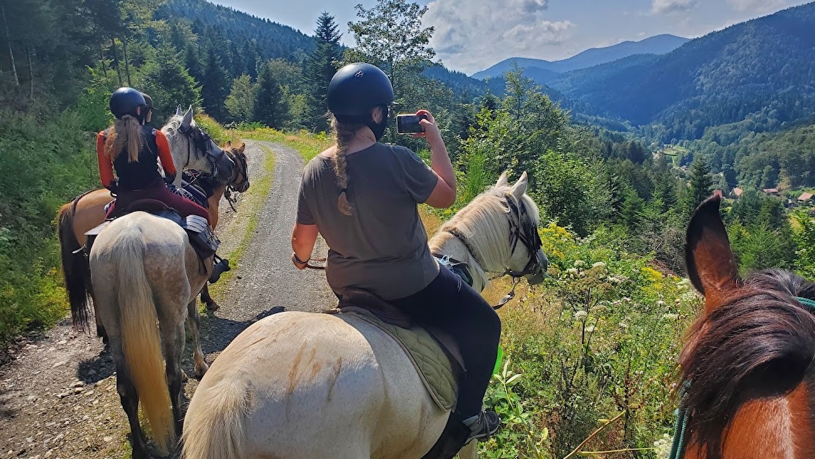 Les sabots dans l'eau