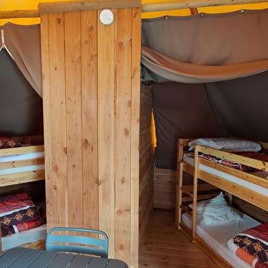 Location hébergement Tipis n°2 de 6 personnes Lac des Settons Morvan - Activital