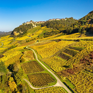 Château Chalon et Baume les Messieurs - 'Plus beaux villages de France' du Jura