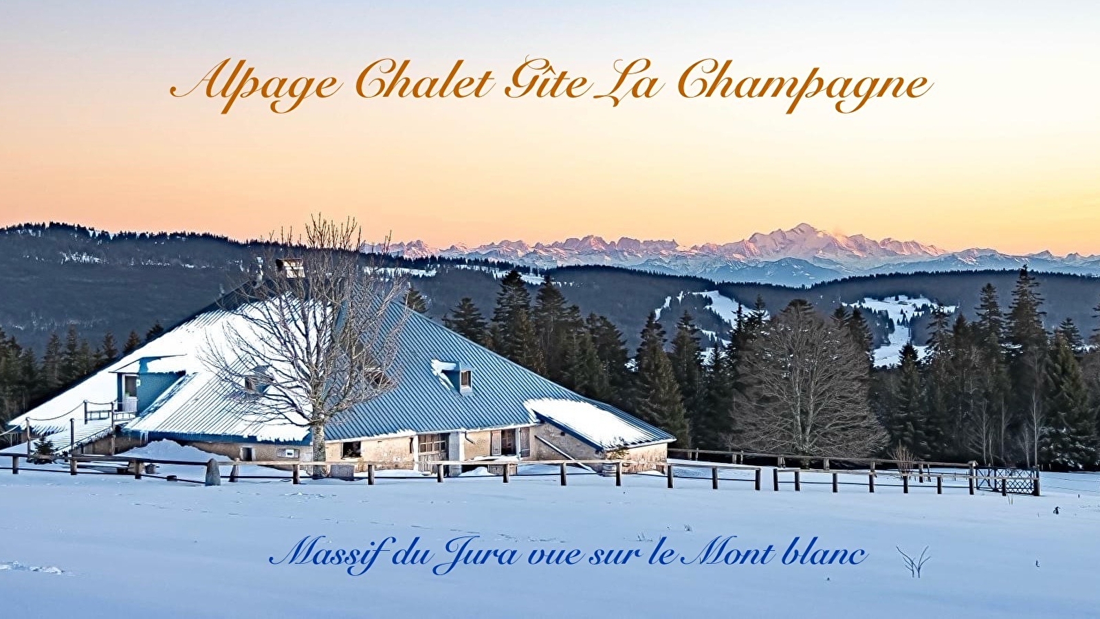 Alpage La Champagne Gîte de groupes 