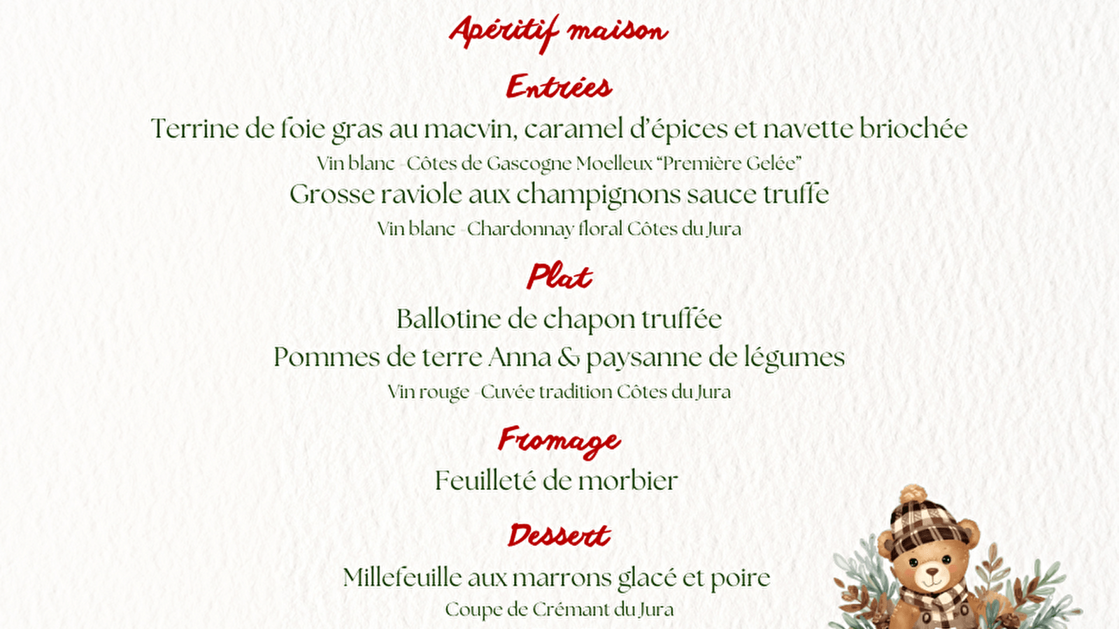 Réveillon de la Saint-Sylvestre au Duchet