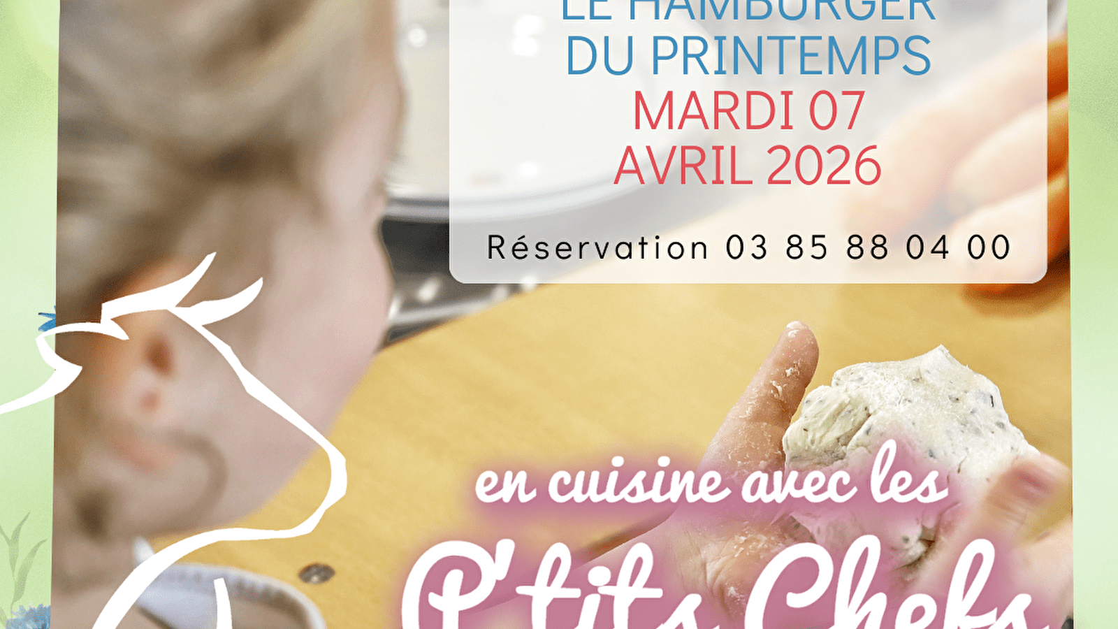 Atelier de cuisine participatif : le hamburger du printemps