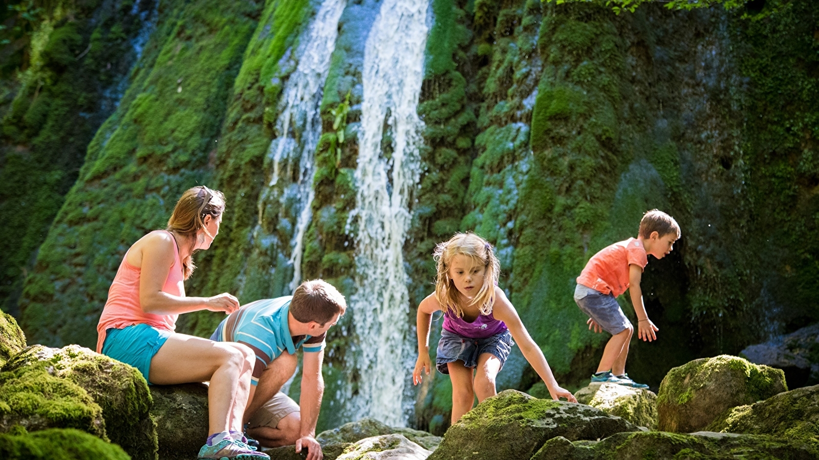 La cascade du Bief de la Chaille et le pont Perroud