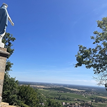 Point de vue - Statue de la Vierge - SAINT-VALLERIN
