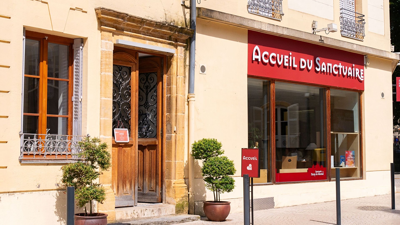 Accueil du sanctuaire