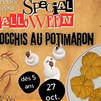 Atelier de cuisine participatif : les gnocchi d'Halloween - CHAROLLES