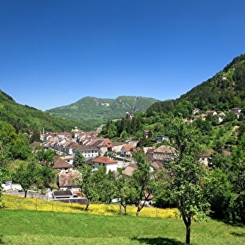 Salins les Bains et le Mont Poupet - SALINS-LES-BAINS