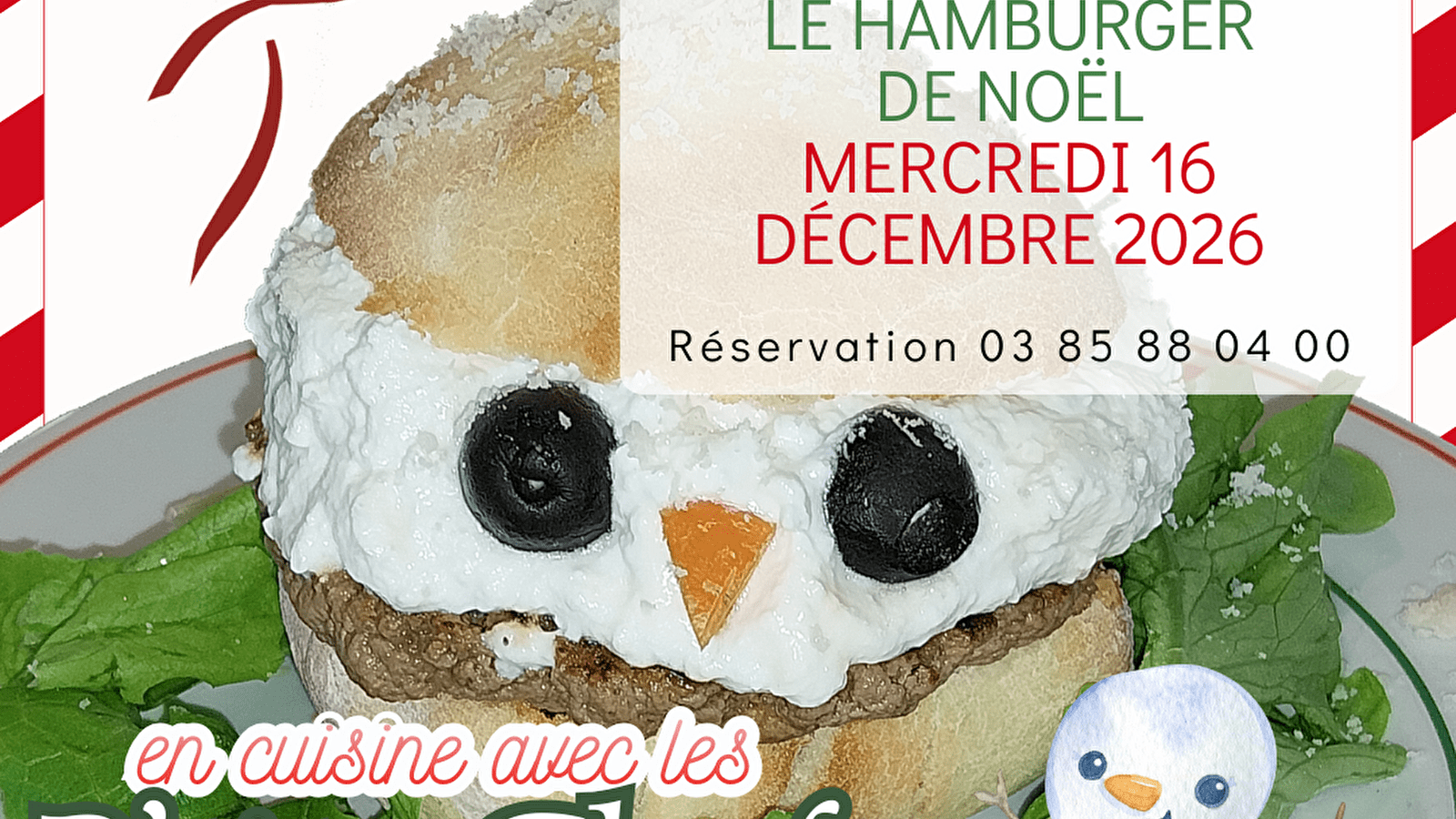 Atelier de cuisine participatif 'Le Hamburger de Noël'