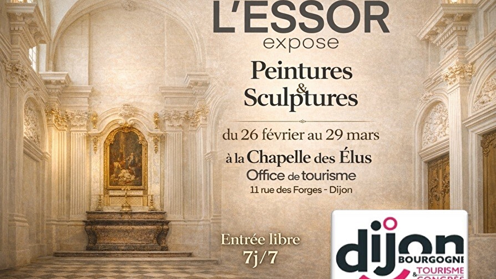 Exposition 'Peintures et Sculptures' de l'Essor