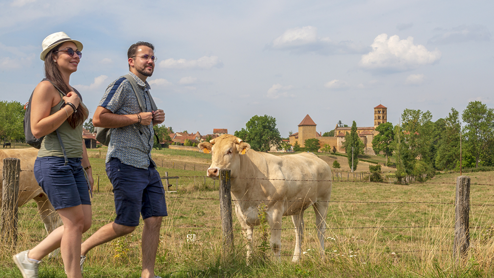 Digoin - Mâcon : Le Brionnais, champêtre et gourmand