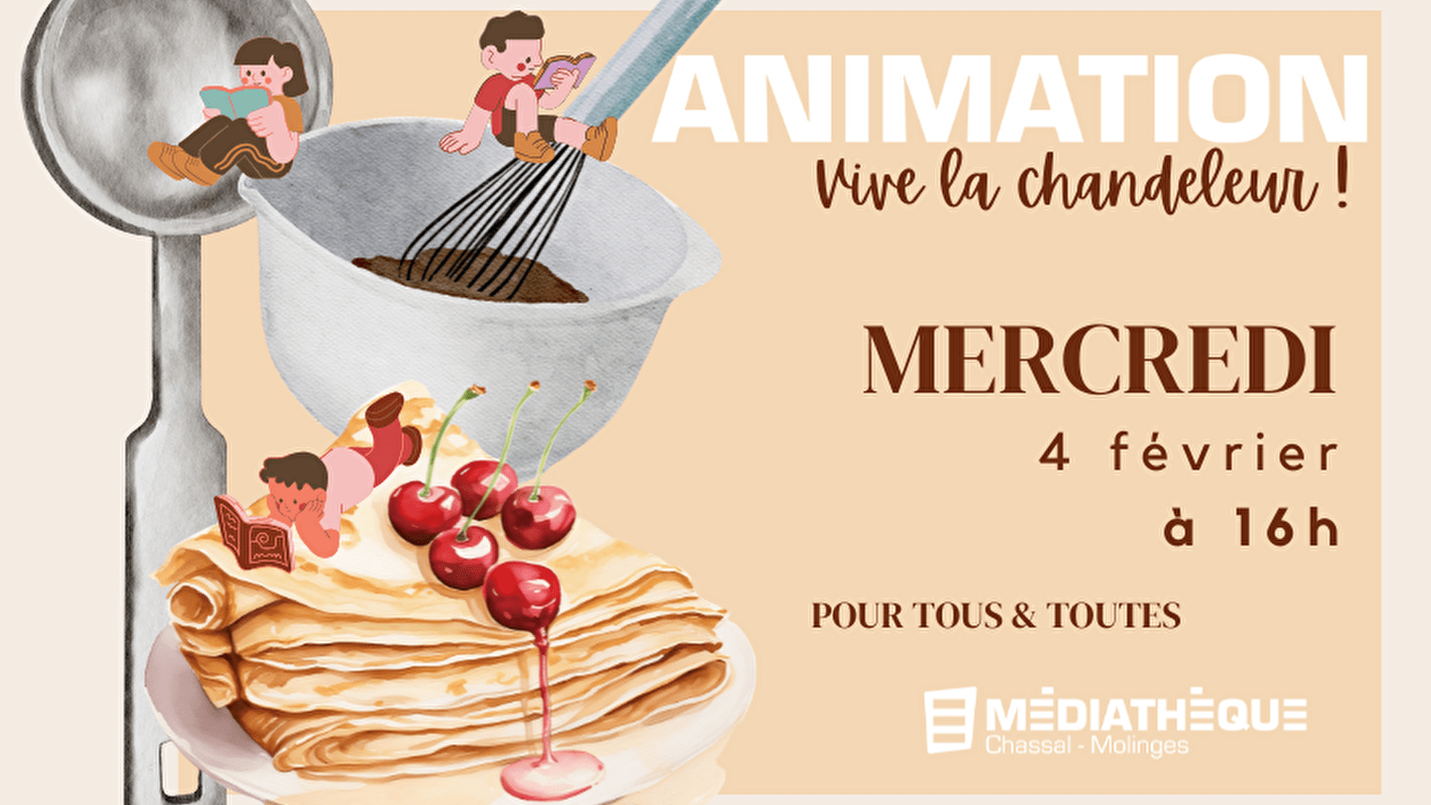 Médiathèque de Chassal-Molinges : Chandeleur