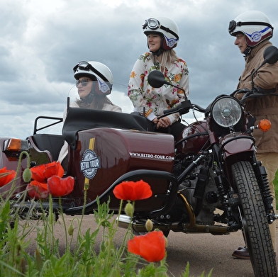 RETRO-TOUR BOURGOGNE - EXCURSIONS EN SIDE CARS ENTRE MORVAN ET CHAROLAIS