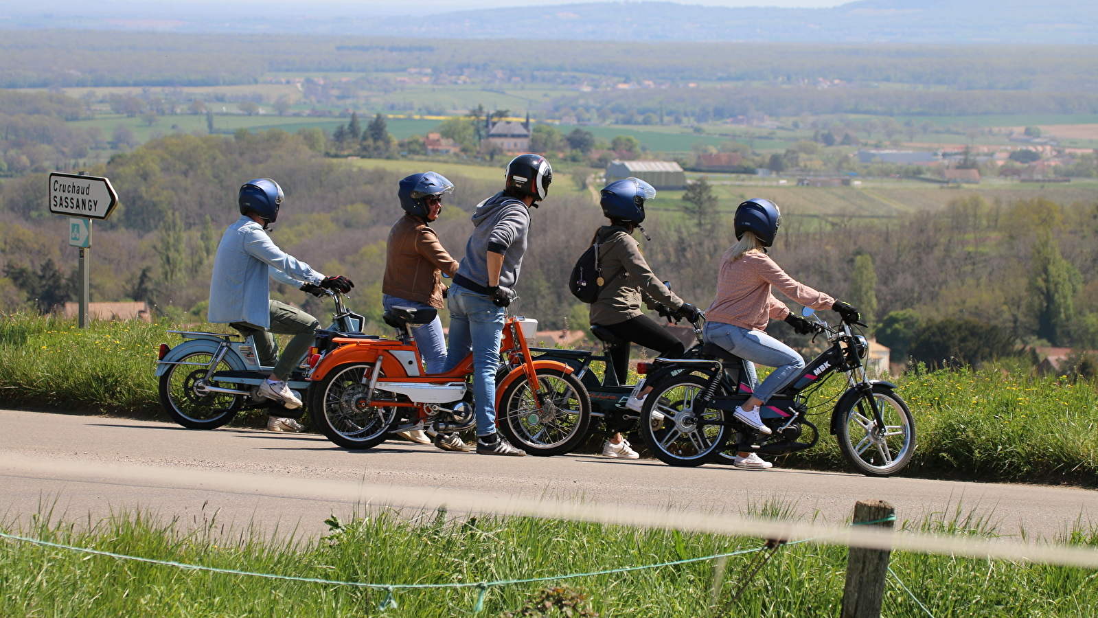 Les Brèles Balades à Mobylette