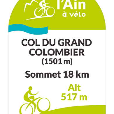 Col du Grand Colombier depuis Champagne en Valromey