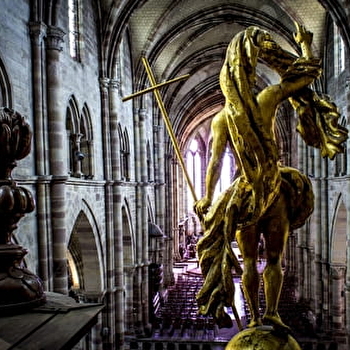 Visite de la basilique St-Pierre St-Paul et atelier construction - LUXEUIL-LES-BAINS