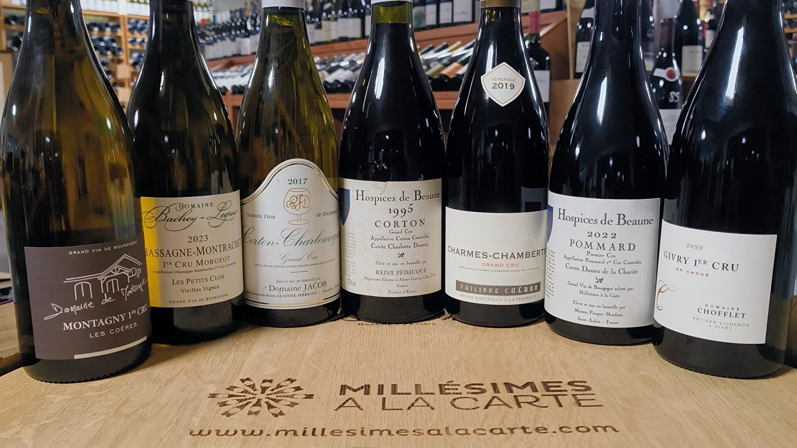 Dégustation spéciale vente des vins 'Le paradis des grands vins de Bourgogne' Millésimes à la Carte