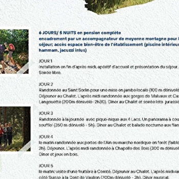 Séjour randonnée -