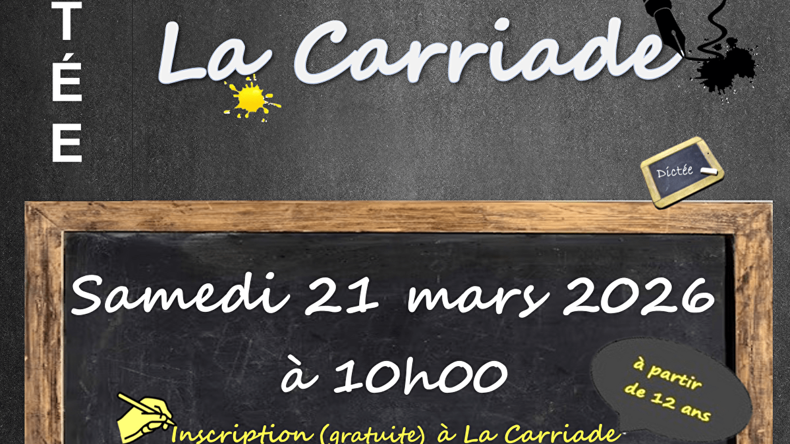 6ème Dictée de La Carriade