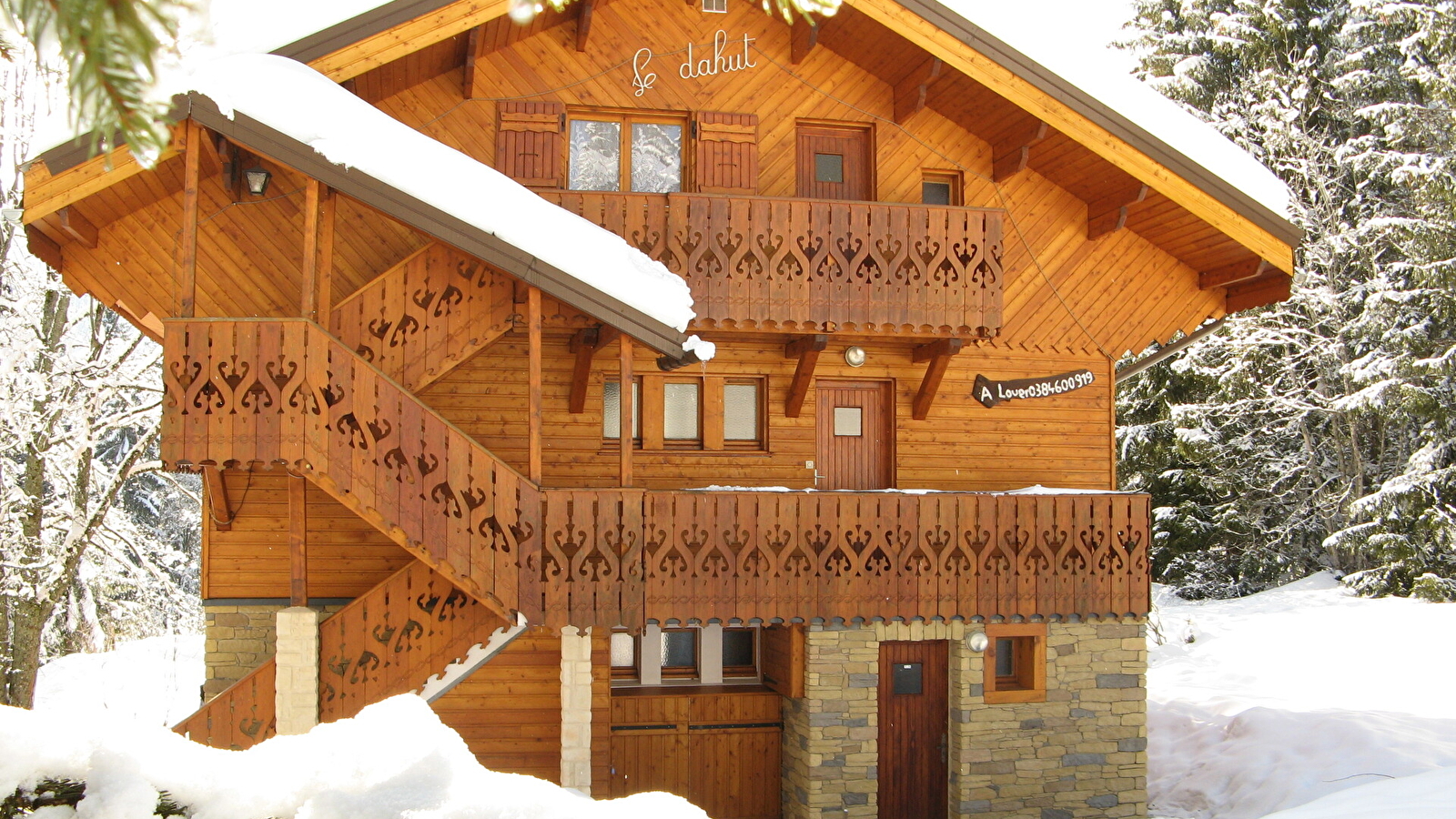 Chalet le Dahut (4 personnes + Clic-clac)