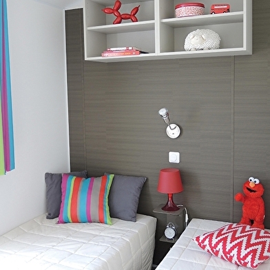 Chalets du Camping Carpodrome l'Etang de la Fougeraie