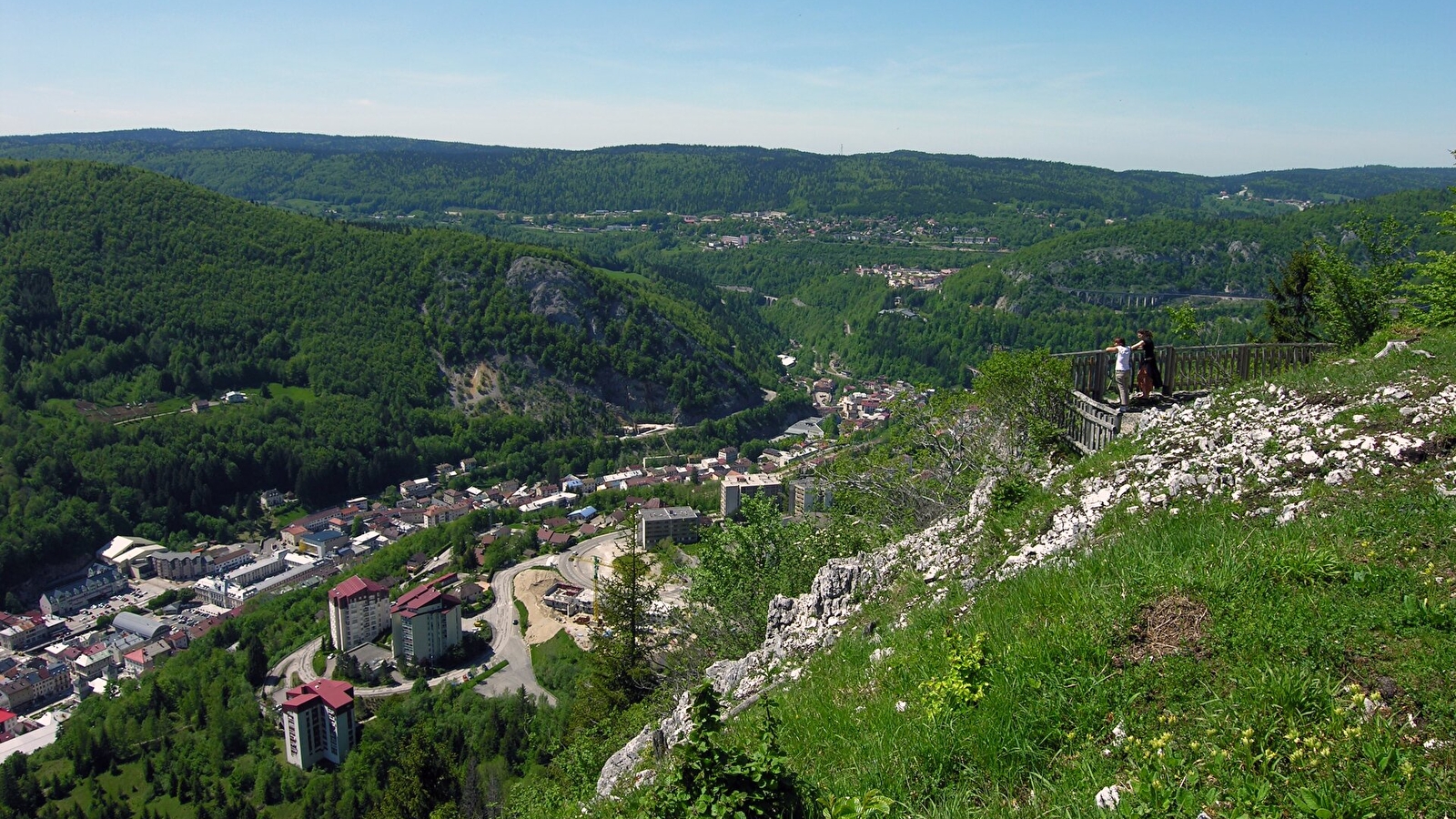 La Roche Brûlée depuis Morez