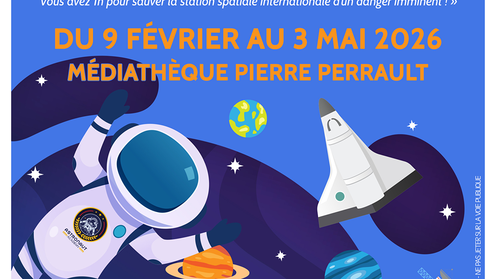 'Panique dans l'espace'