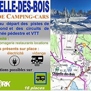 Aire de camping-cars - CHAPELLE-DES-BOIS