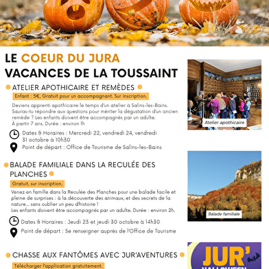 Jur'halloween à Arbois et Poligny