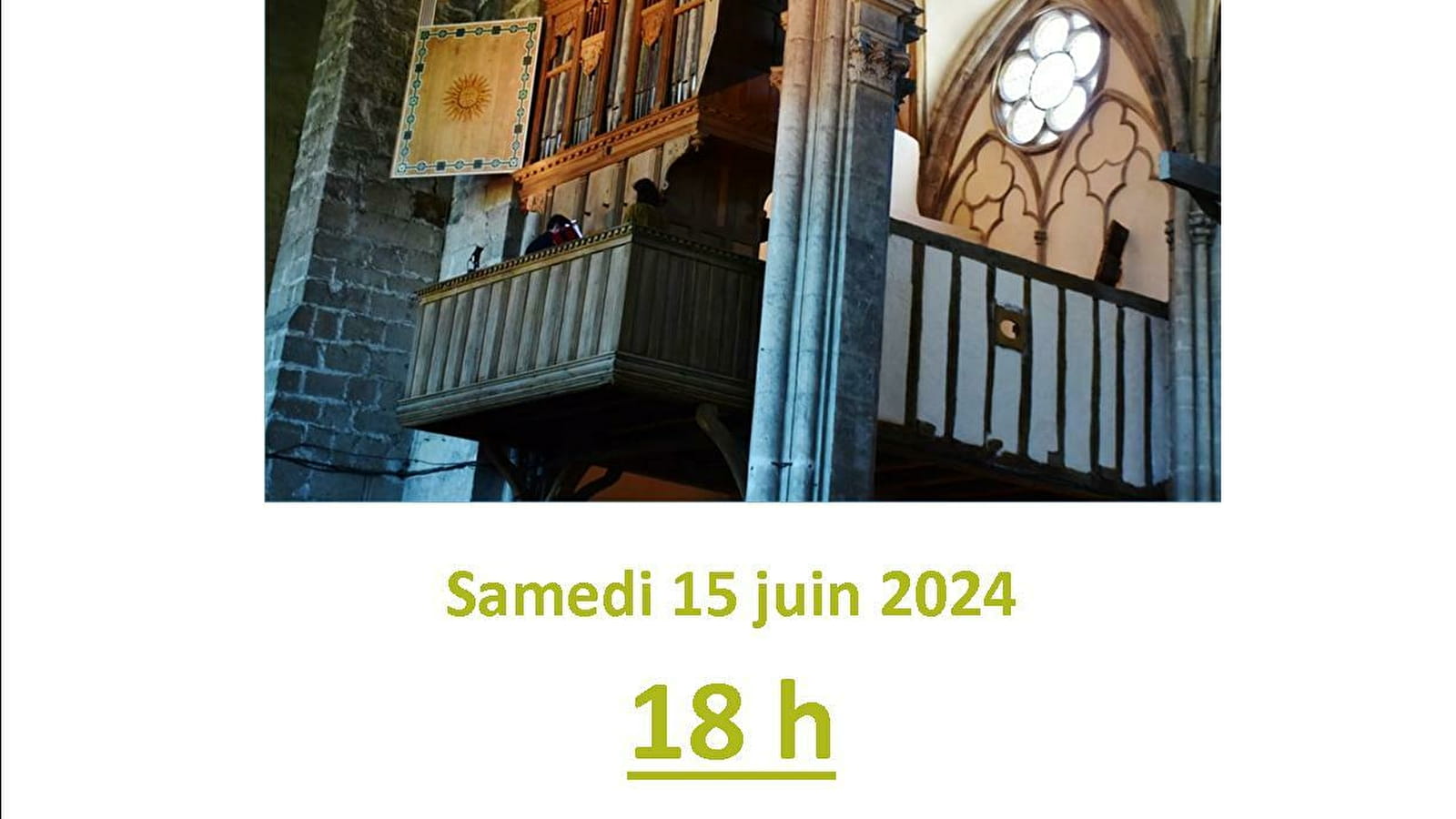AdelOR - Journée européennes du Patrimoine, concerts brefs, visite de l'orgue.