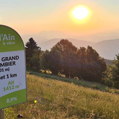 Col du Grand Colombier depuis Champagne en Valromey