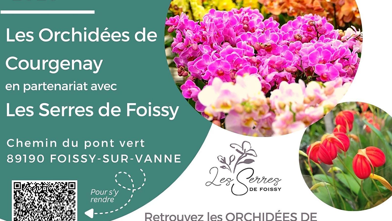 Exposition-vente d'orchidées