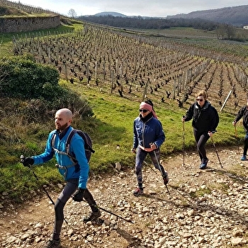 En pleine nature - marche nordique - BEAUNE