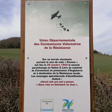 Lieu de parachutage - Seconde Guerre mondiale