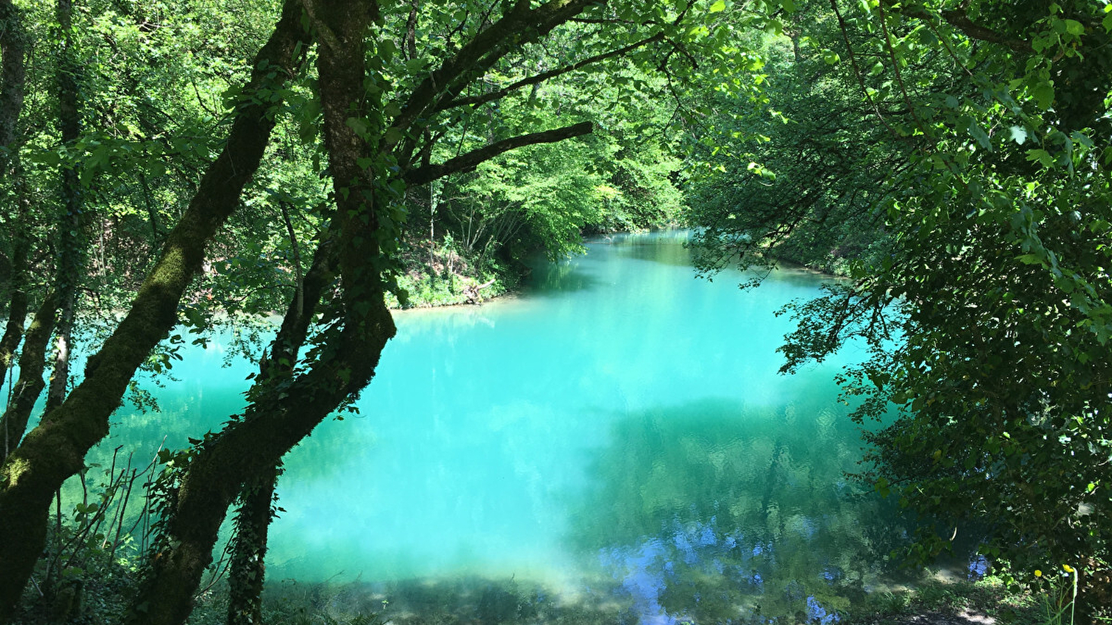 Randonnée à VTT : le lac Bleu