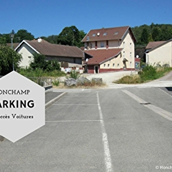 Parking Rue Le Corbusier - RONCHAMP