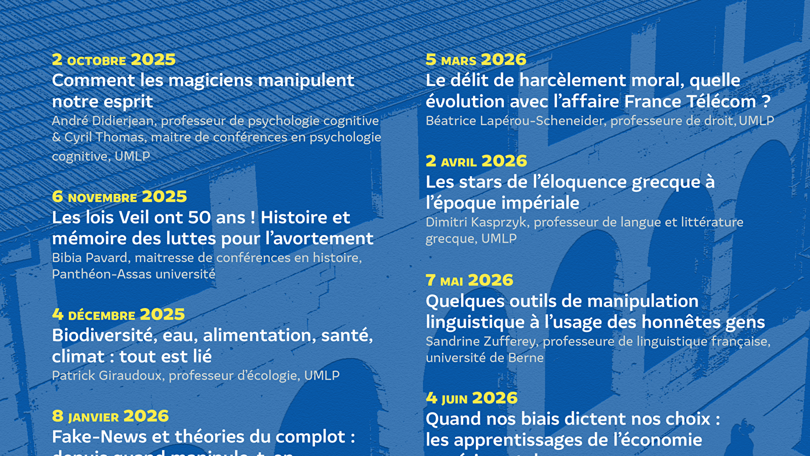 Les Jeudis de la MSHE