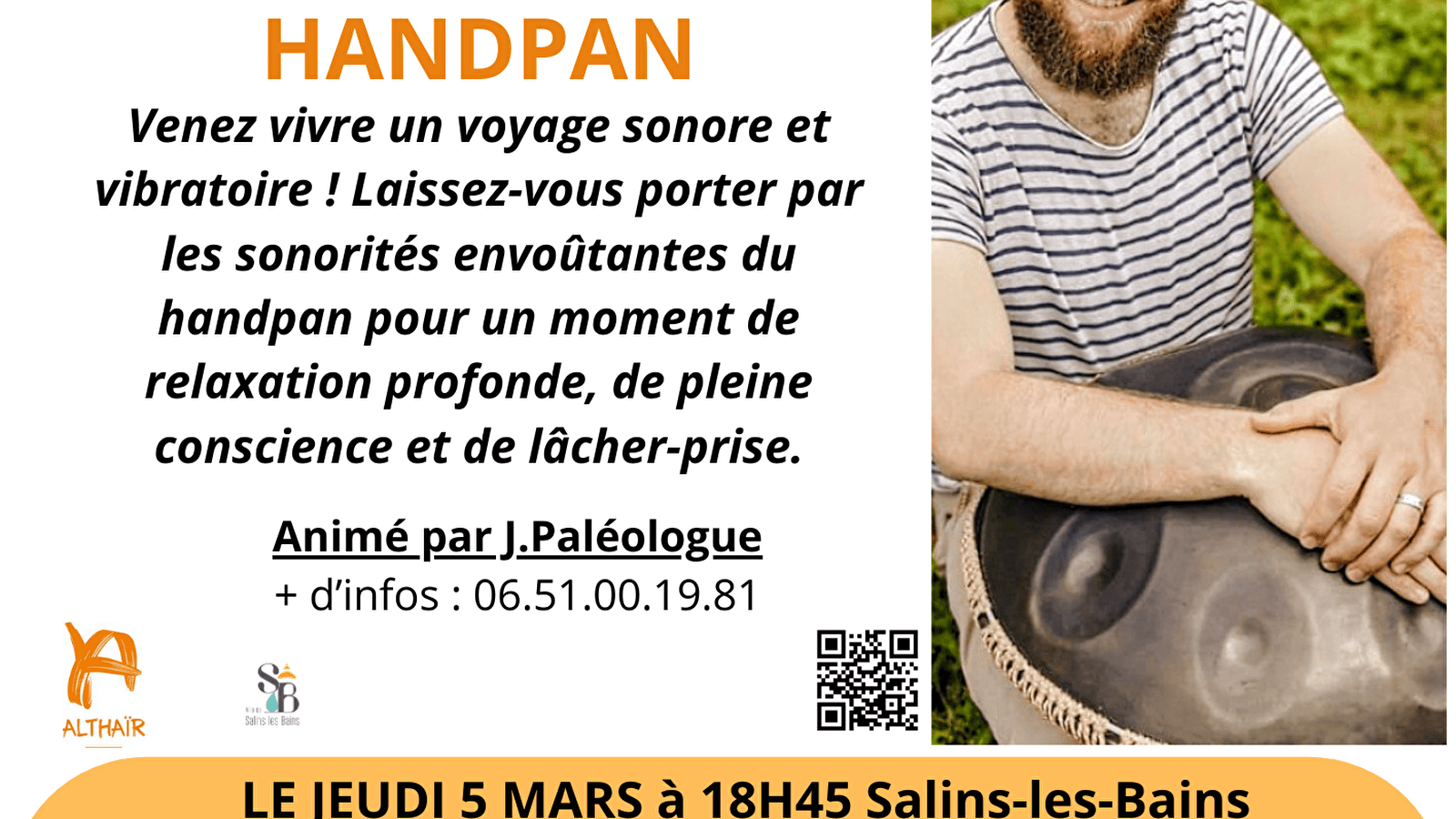 Méditation guidée au handpan