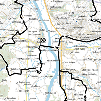 Itinéraire VTT : circuit 6 noir, base Briennon - BRIENNON