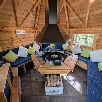 Les 4 hébergements et son parc