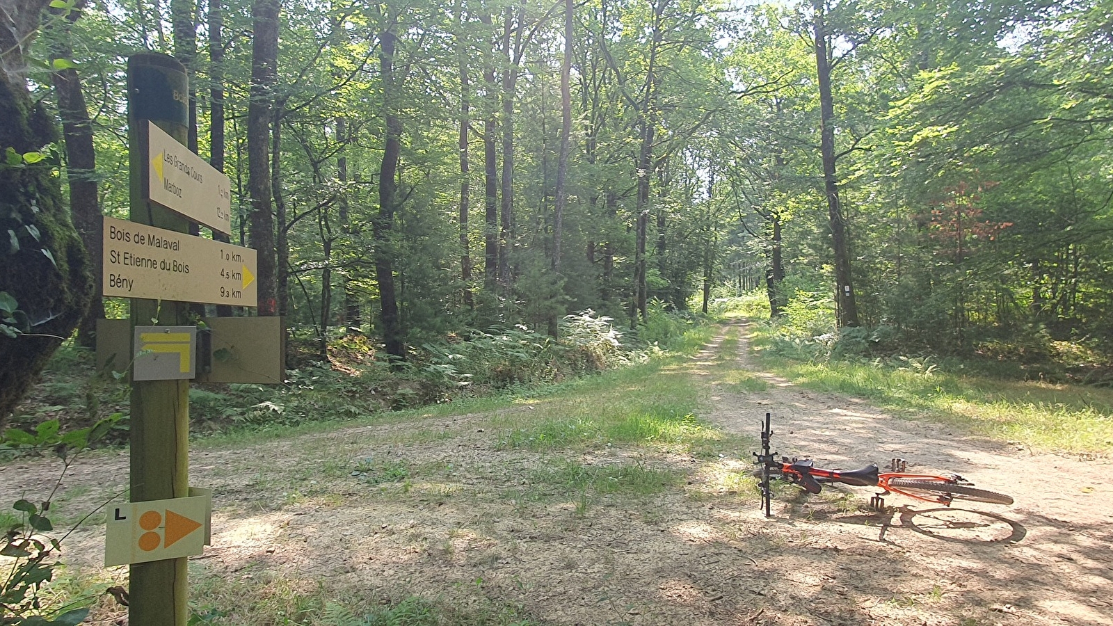 Liaison VTT-VTC (L) entre Bresse et Revermont