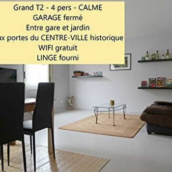 Meublé de tourisme Jardin de l'Arquebuse - DIJON