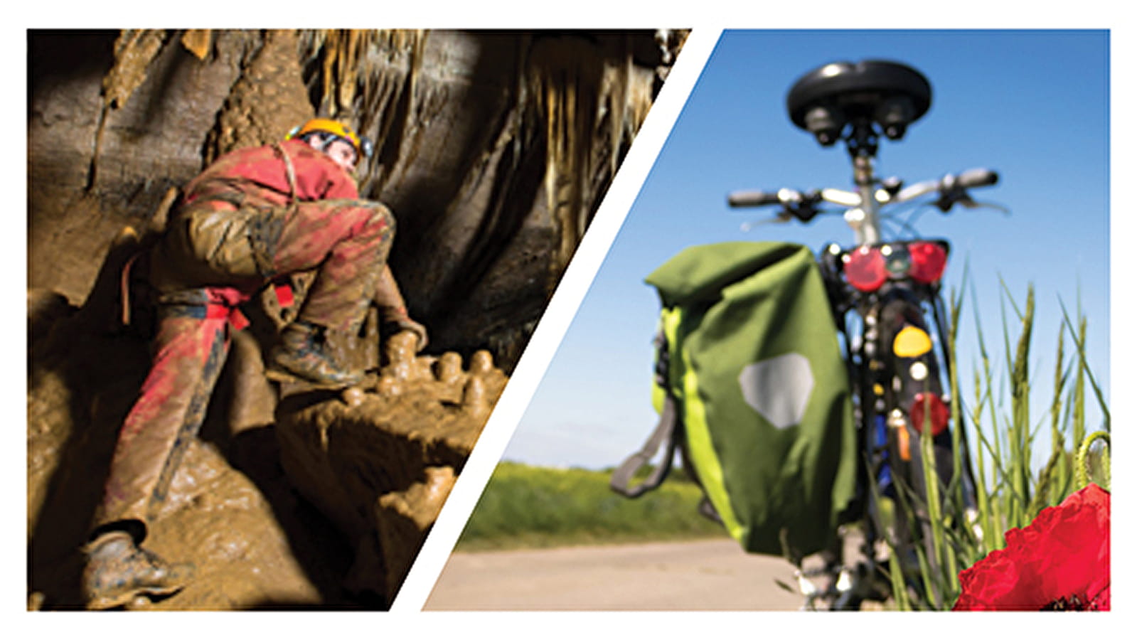 Balade sans dessus dessous : combiné vélo et spéléo