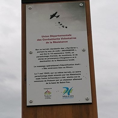 Lieu de parachutage - Seconde Guerre mondiale